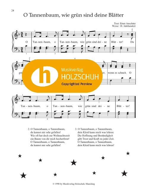 O Tannenbaum, wie grün sind deine Blätter